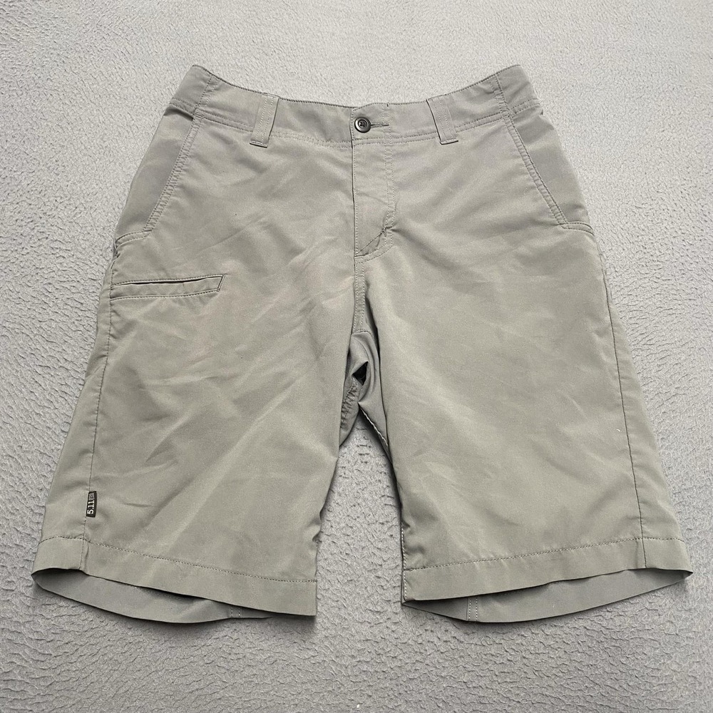 5.11 Tactical Shorts Mens 30 Gray Chino Microfiber‎ Lightweight Casual Outdoor